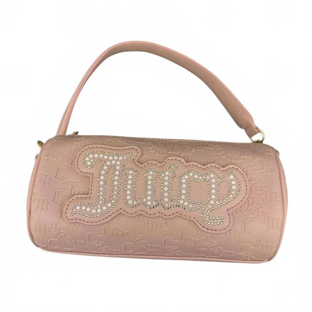 NEW JUICY COUTURE women's string of pearls shoulder bag in pink
